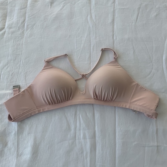 Athleta women’s light pink push-up bikini top, adjustable straps, size L - Picture 10 of 13
